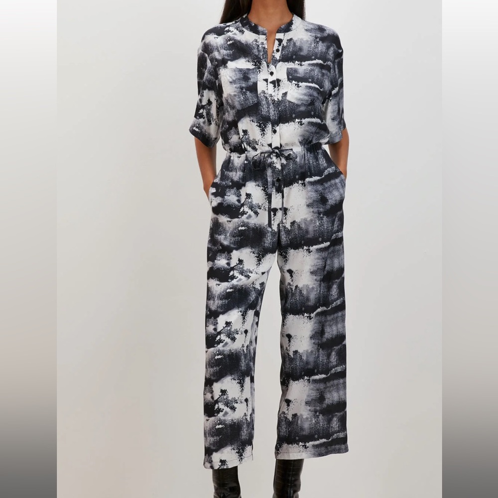 NWOT The Kit Issa Black Ink Size 4 jumpsuit